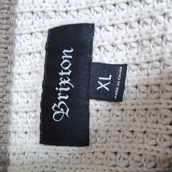 Brixton | Powell Chunky Knit Full Zip Cardigan Sweater | Size XL - Picture 4 of 8